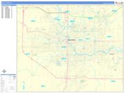 South Bend Wall Map Basic Style 2022